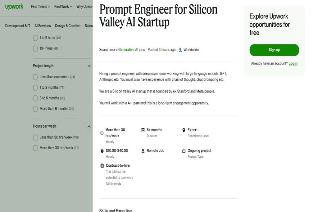 Offering Prompt Engineering Services