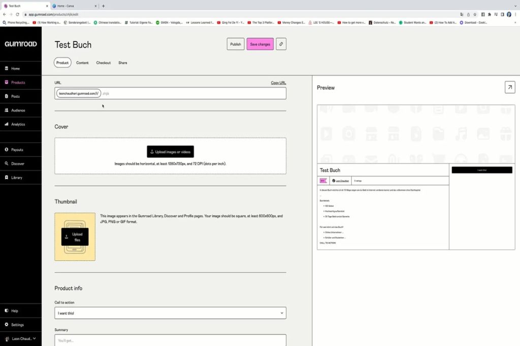 Selling Digital Products on Gumroad