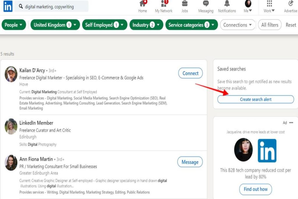 Use LinkedIn Features to Signal Availability