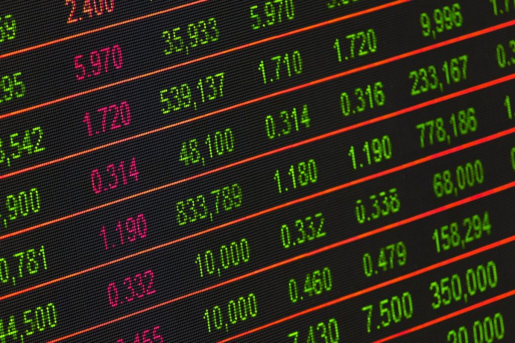 an example data from stocks online