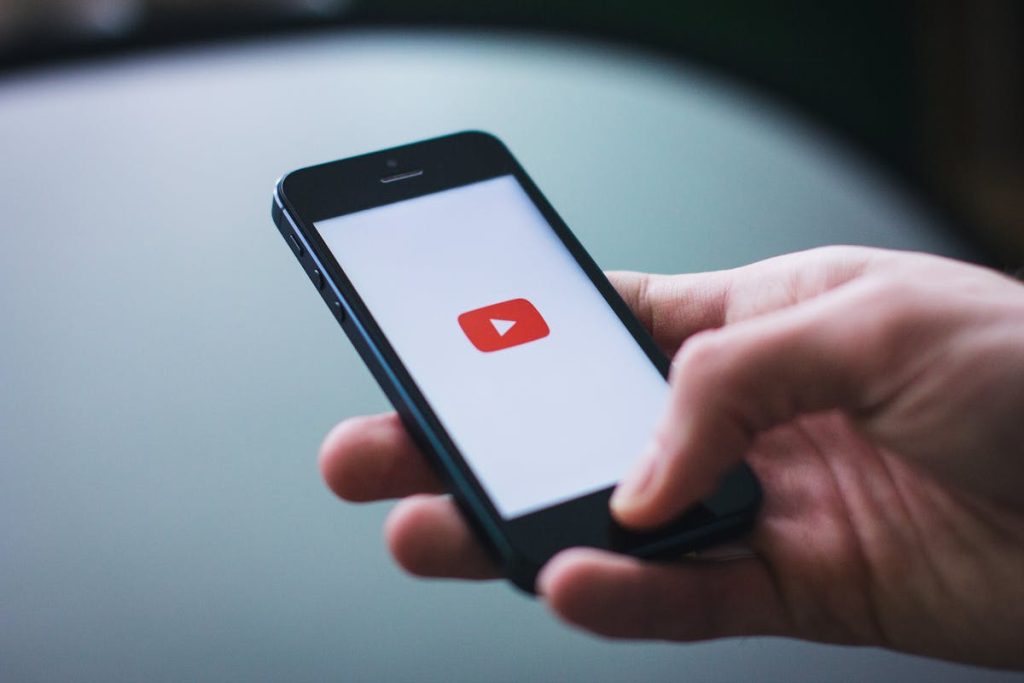 An image of a youtube video app