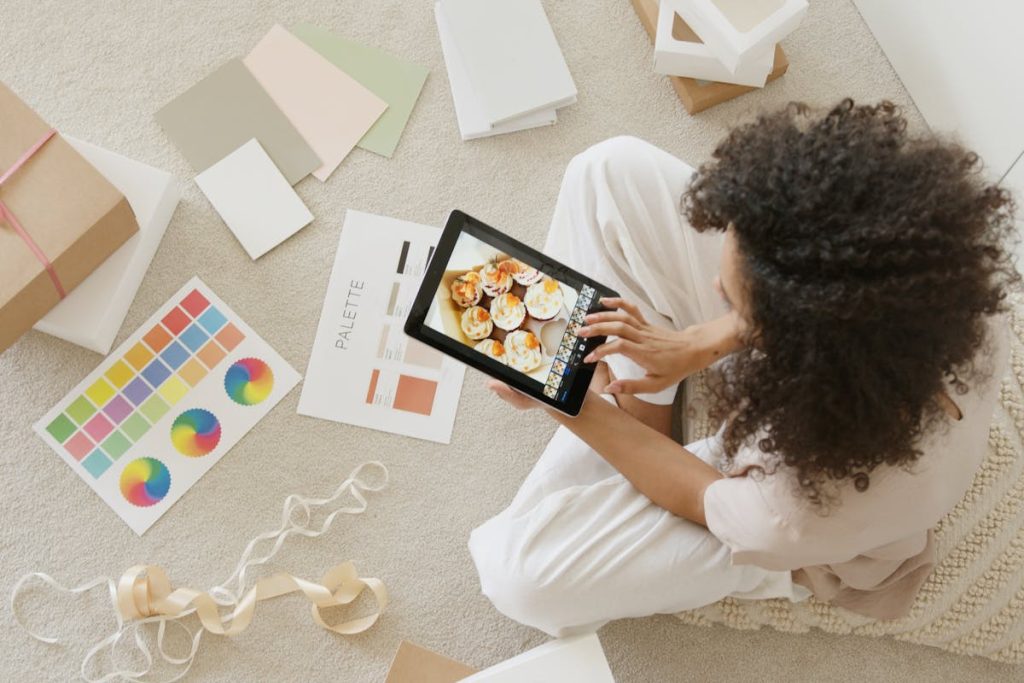 Selling an online template for a digital product