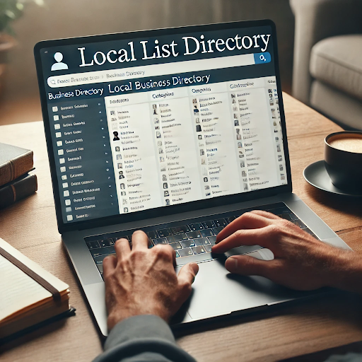 Person creating profitable Local List directories from home while earning passive income to cover mortgage payments.