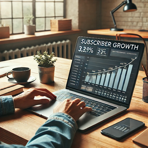 9-Day Subscriber Acceleration Formula showing email list growth and passive income generation