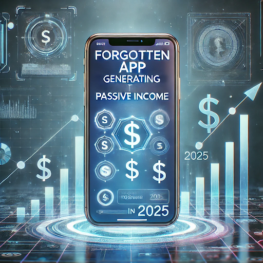 Person using forgotten app strategy to turn small investment into passive income stream in 2025