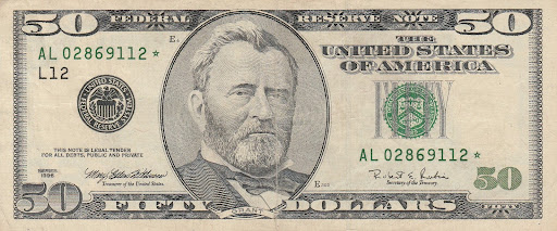 A $50 Dollar Note