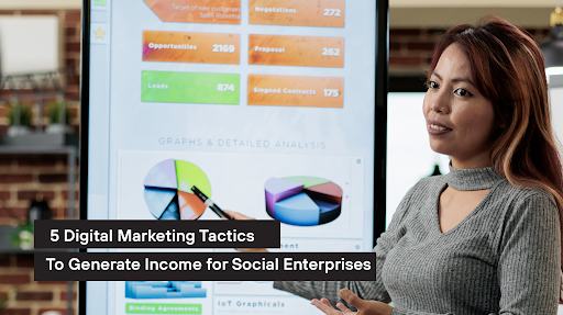 Person using laptop with income graphs showing digital selling success strategies