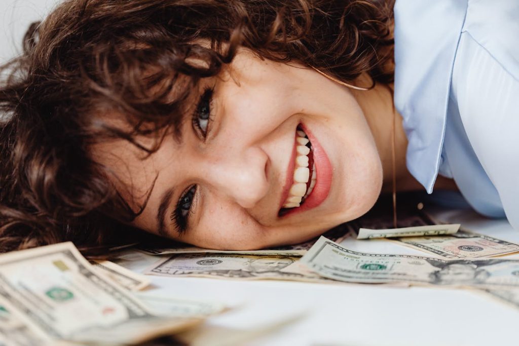 Emotional relief and happiness from building wealth through simple daily habits