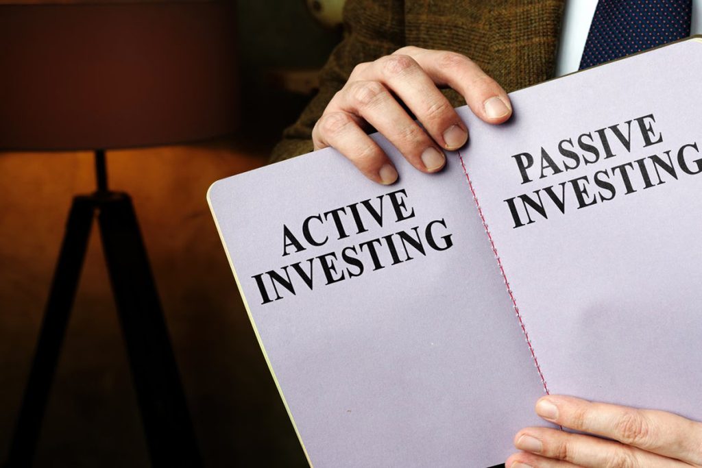 Financial expert discussing passive investing versus active strategies