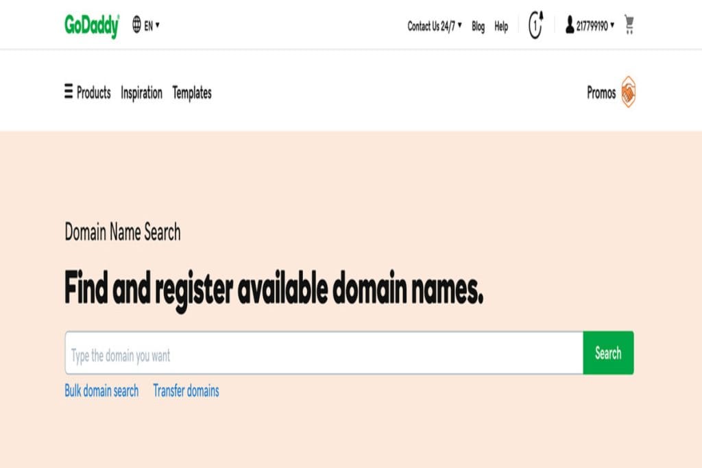 go-daddy-platform-finding-domains